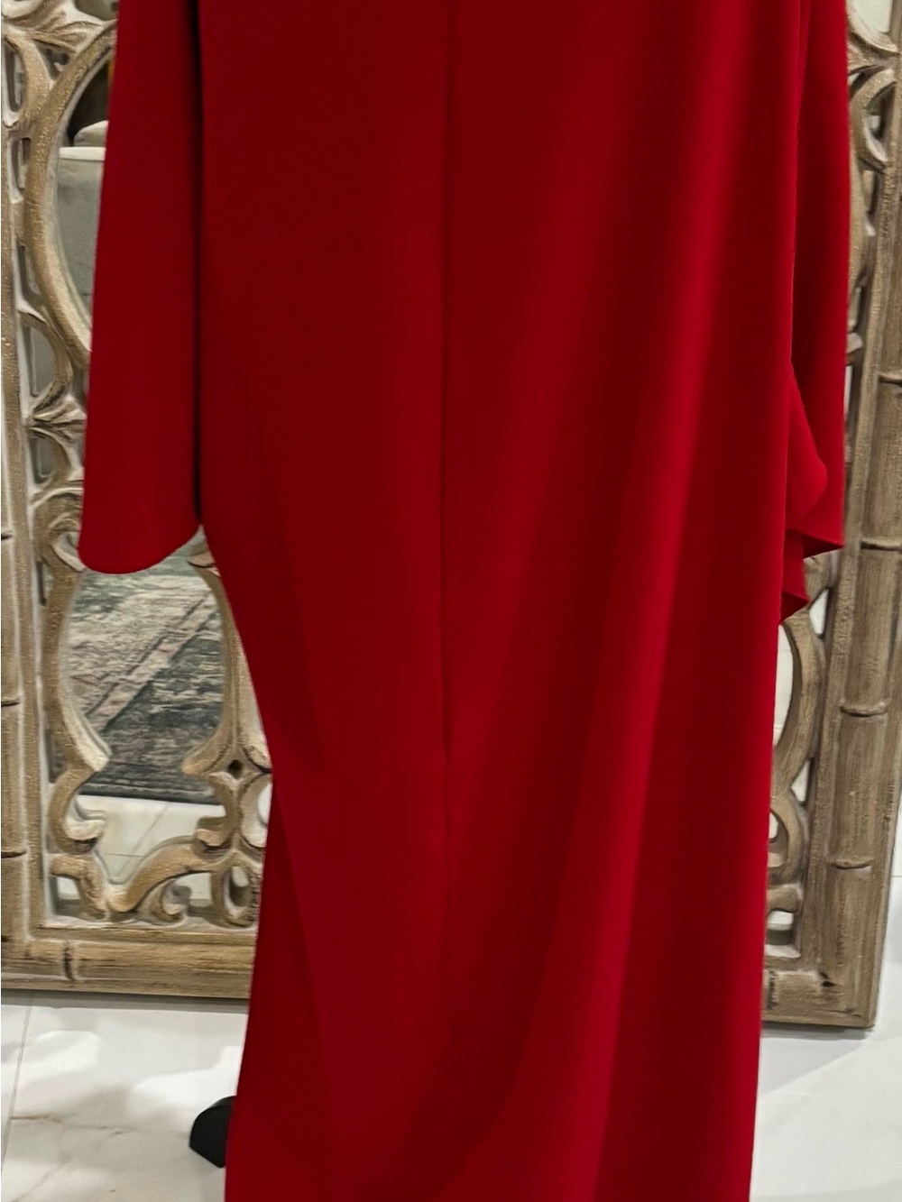 Zara Vibrant Red Feminine Top - Picture 2 of 3